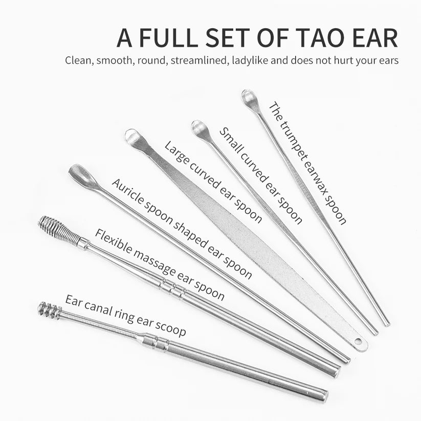 6-in-1 Ear cleaning tool set