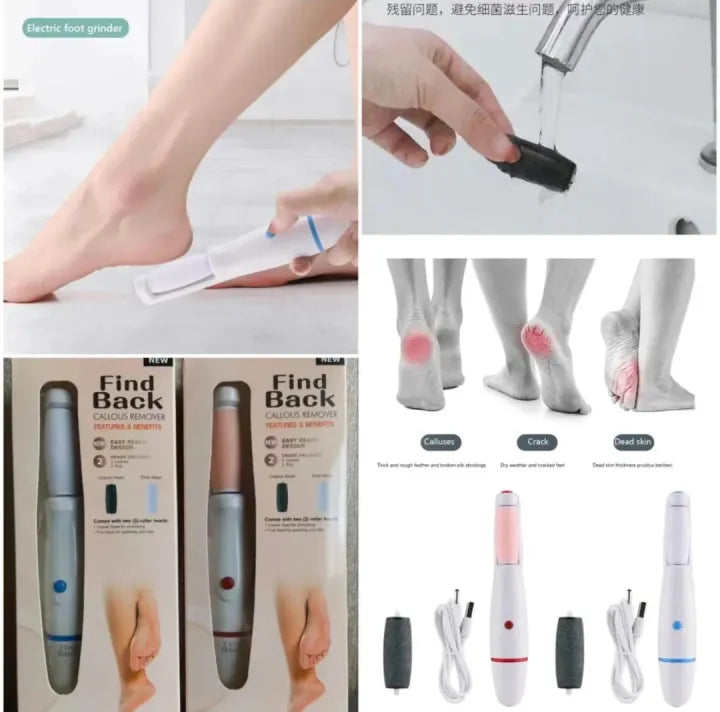 Electric Foot File Grinder - Callus & Dead Skin Remover Pedicure Tool